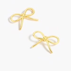 J Crew Bow Stud Earrings
